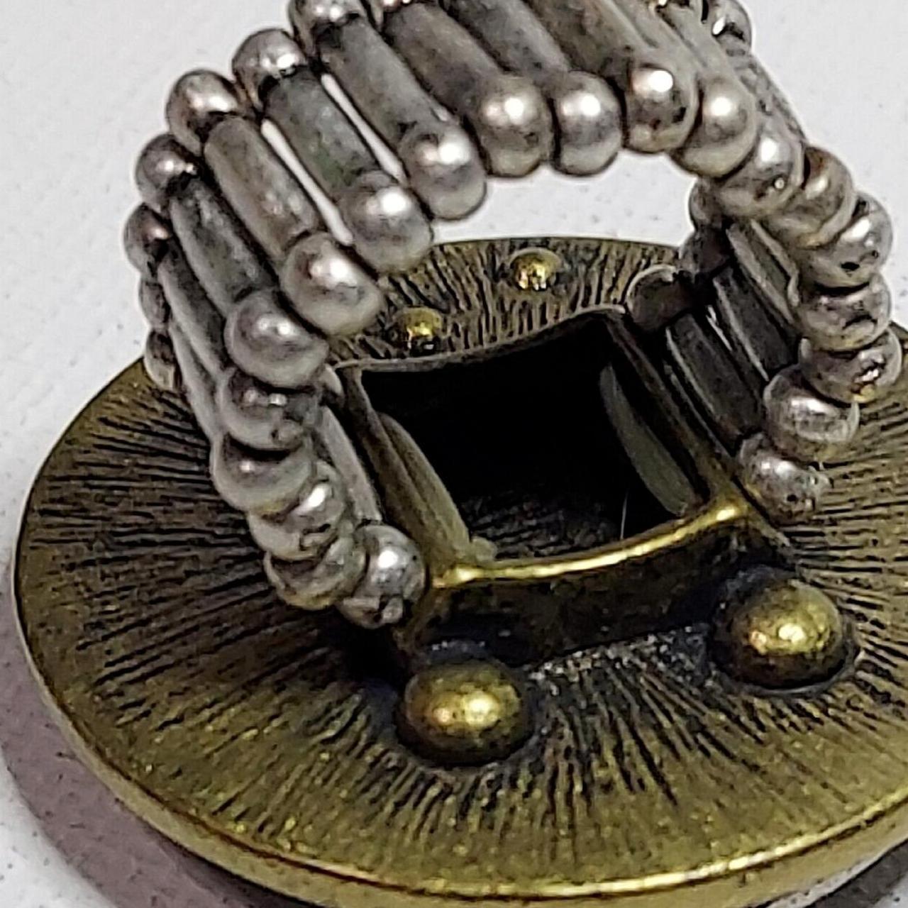 Preloved Women's Ring - Multi – Ring stretch Meta… - image 3