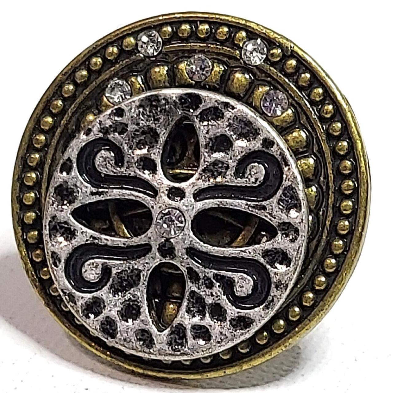 Preloved Women's Ring - Multi – Ring stretch Meta… - image 1