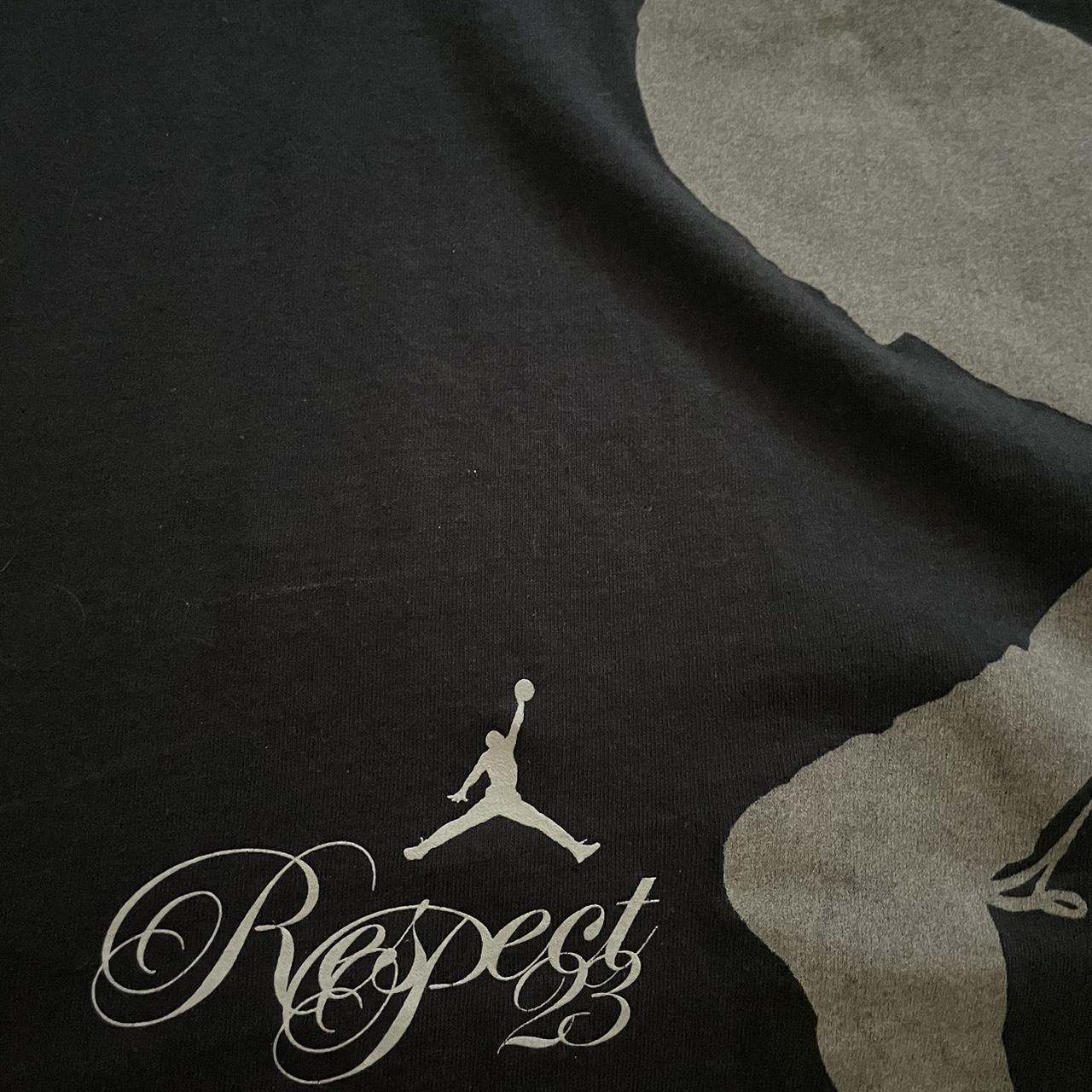 2000s jordan respect t shirt