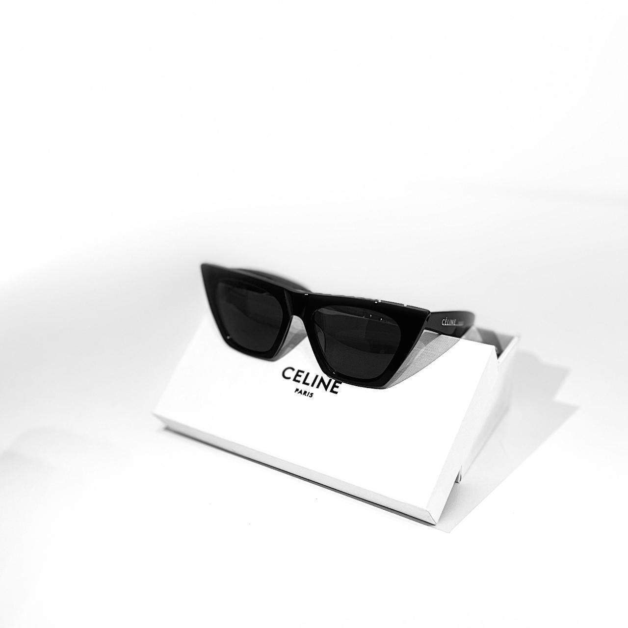 Black celine edge sunglasses best sale