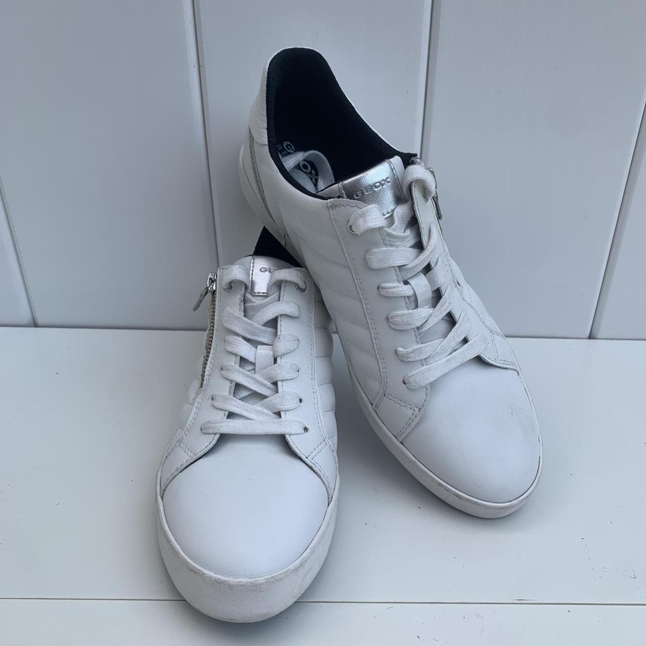 Geox D Blomiee E Women Sneaker Whitsilver Size Depop