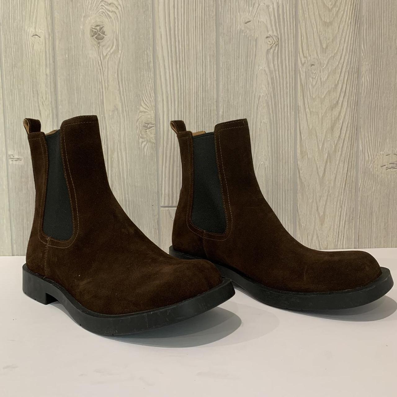 MIL 1978 Men Brown Camper Nubuck Chelsea Boots