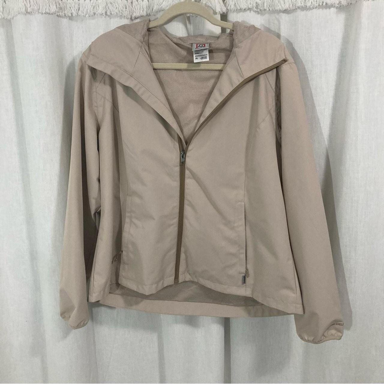 Avalanche weather shield tan packable zip up rain. Depop