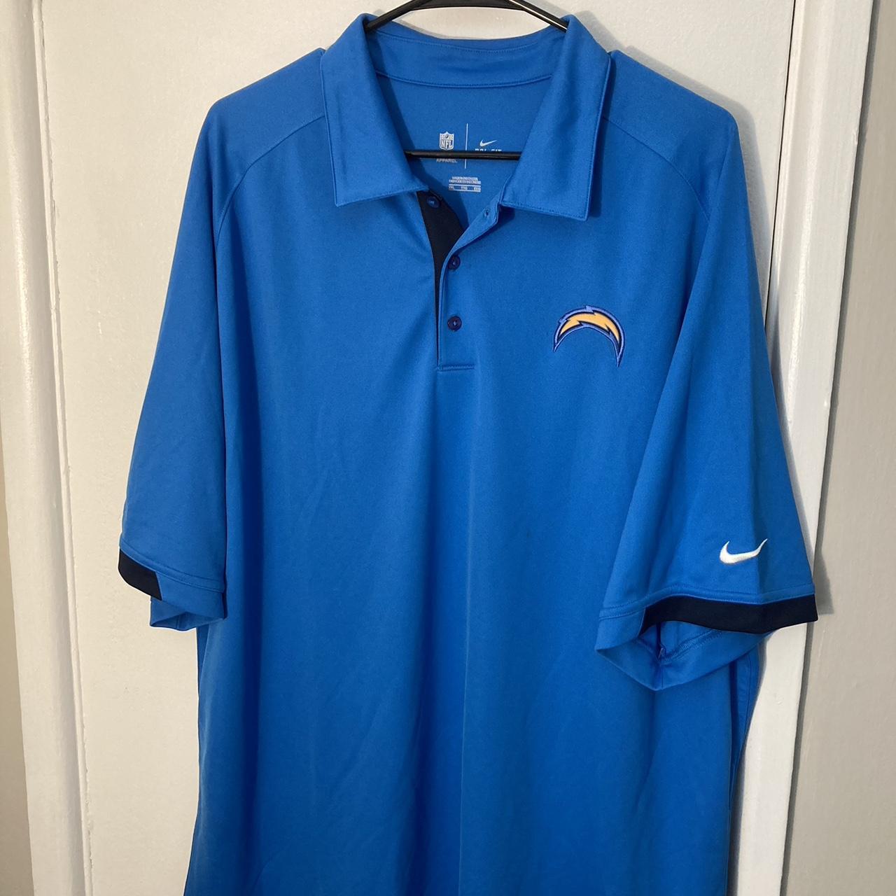 Nike On Field Apparel NFL Los Angeles Chargers Polo - Depop