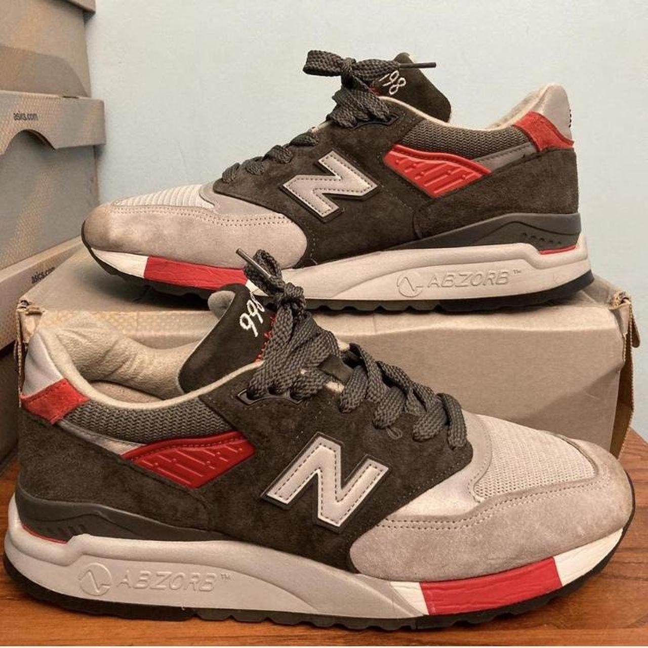 2016 new balance 998 grey red age of exploration Us. Depop