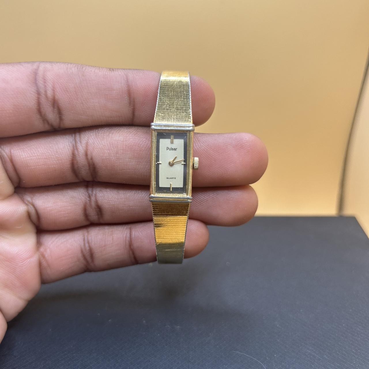 Vintage Dainty Gold Pulsar by Seiko fashion Watch