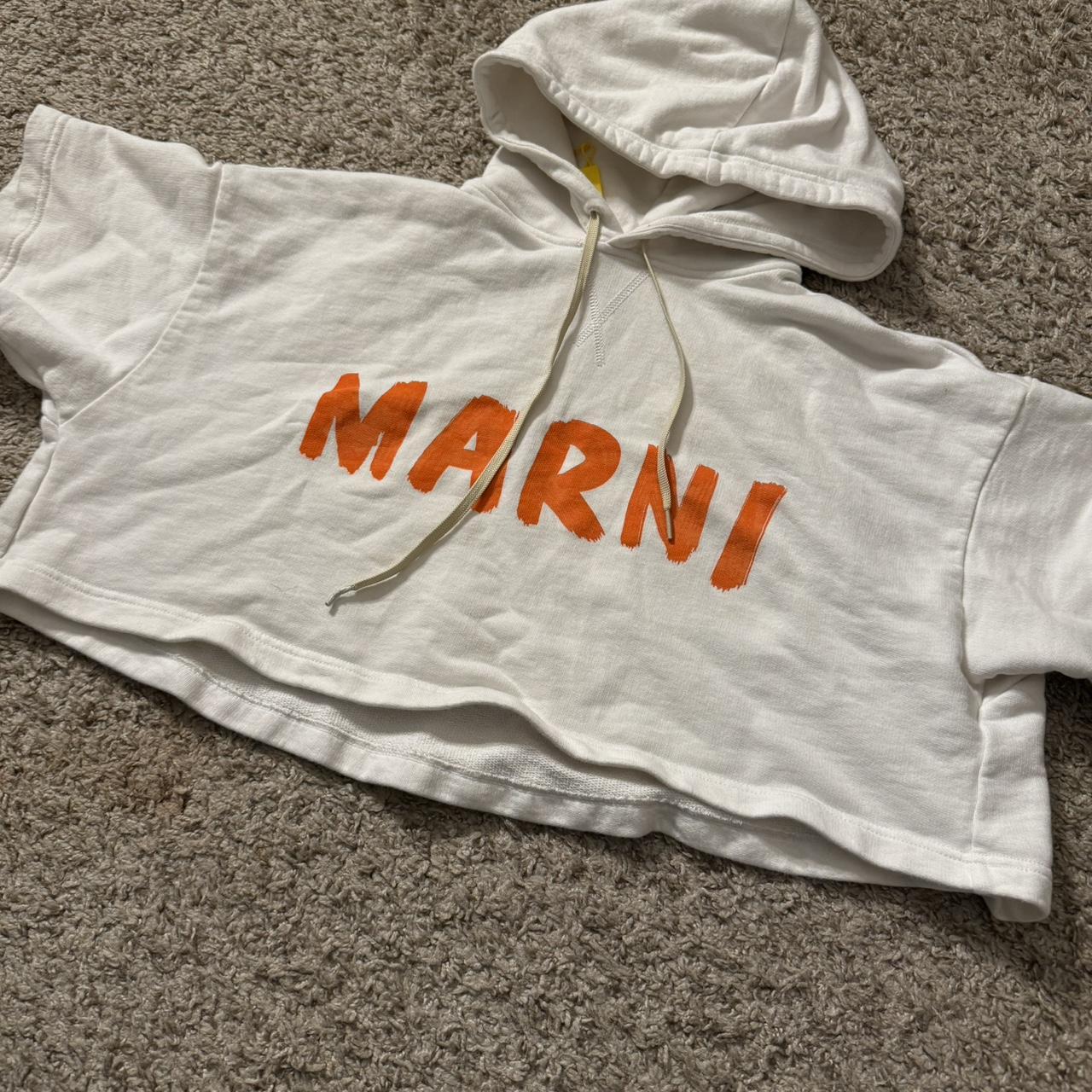 Marni cropped hoodie Perfect condition Size IT40= | Depop
