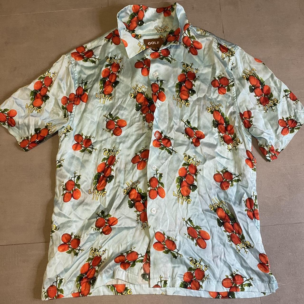 Golf Wang discount Silk Tomato Button Up