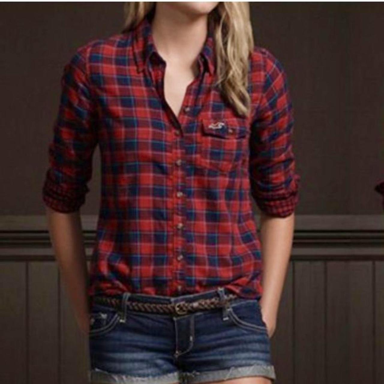 Hollister plaid shirts womens deals