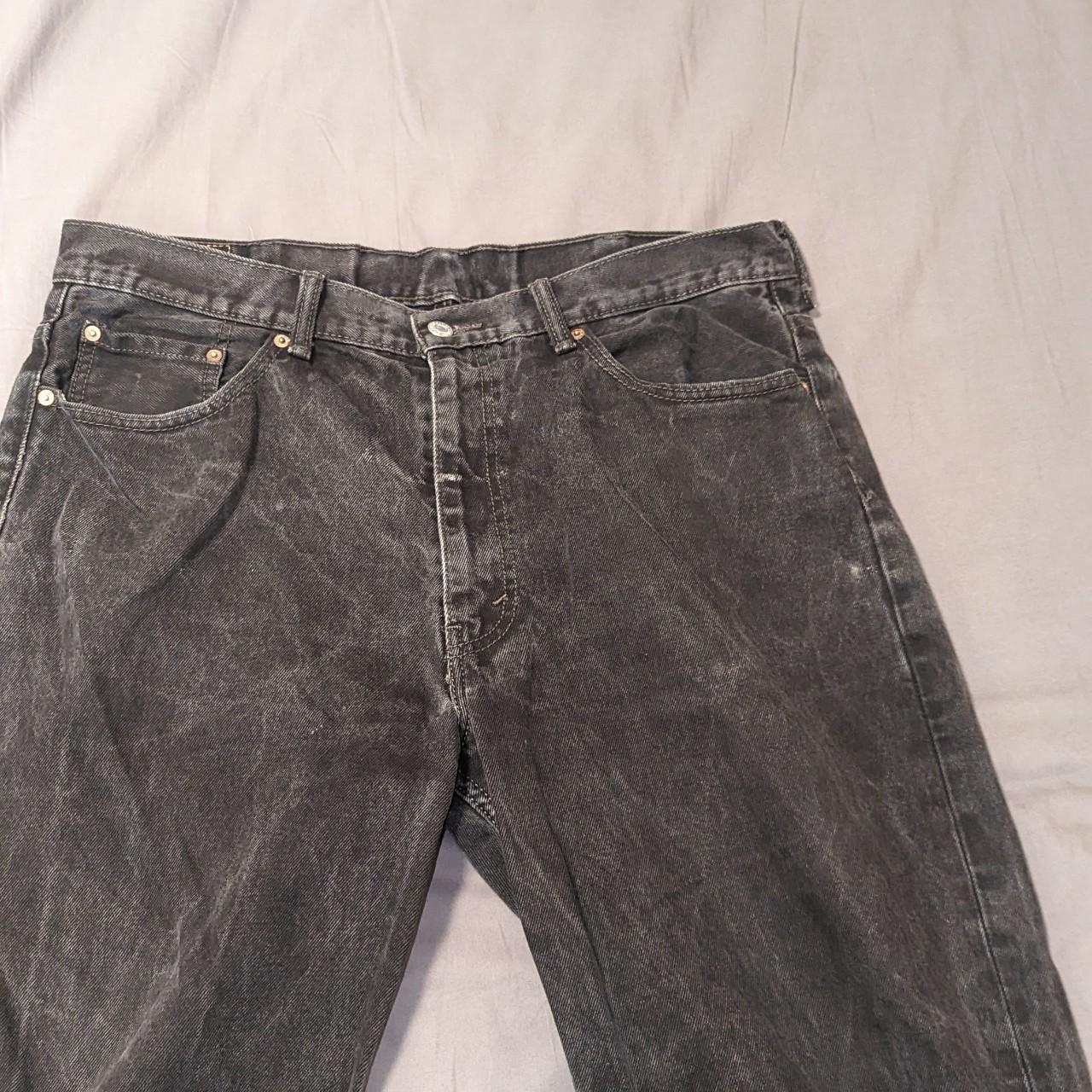 Faded black Levi 550's Straight leg Pretty good... Depop