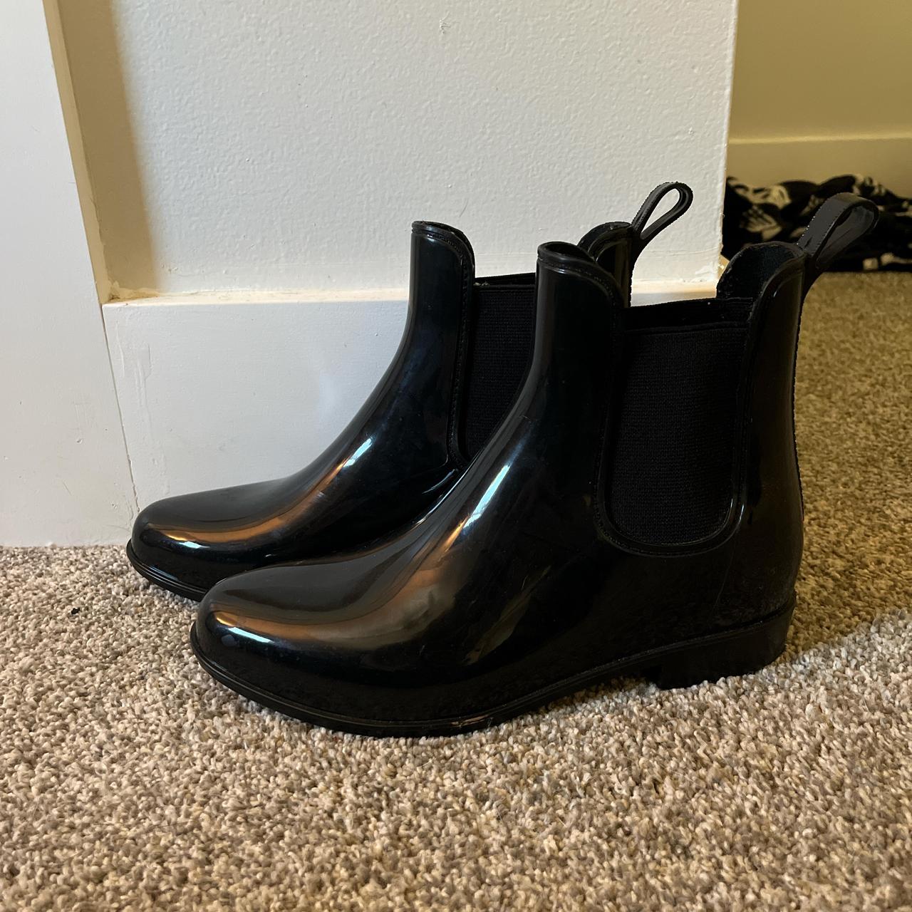 Target black ankle boots. Worn once but don t have a. Depop