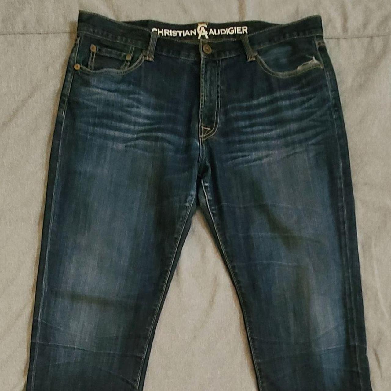 Vintage Christian Audigier dark newest wash jeans