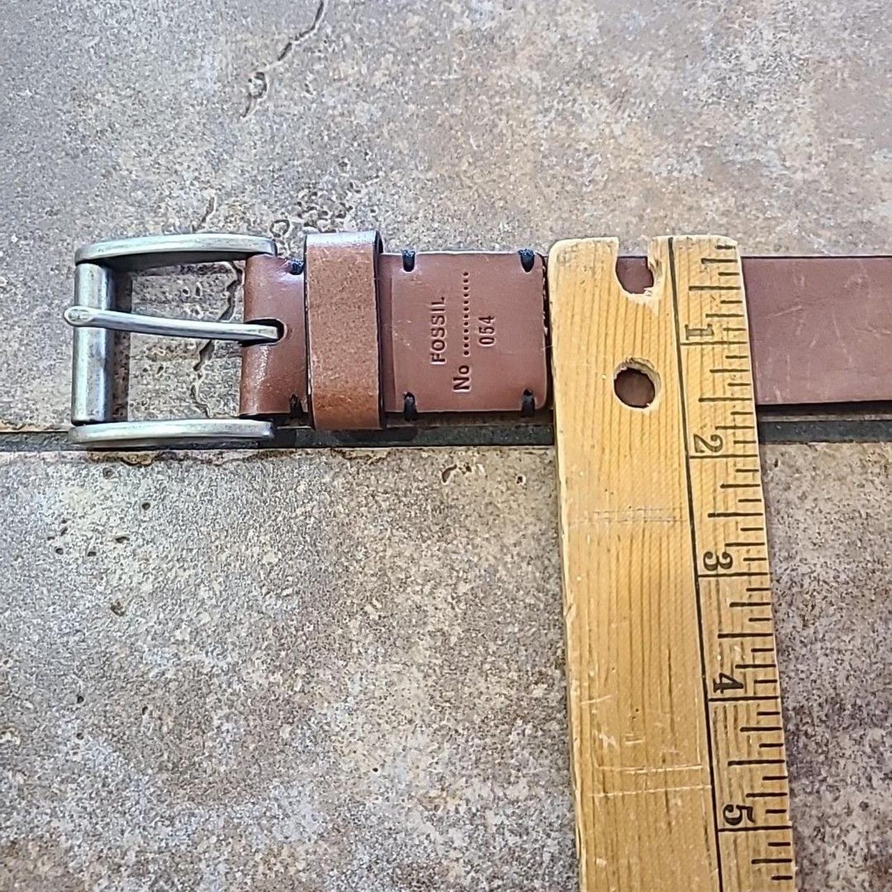 Fossil Men's Belt - Brown – The FOSSIL 100153 Bro… - image 8