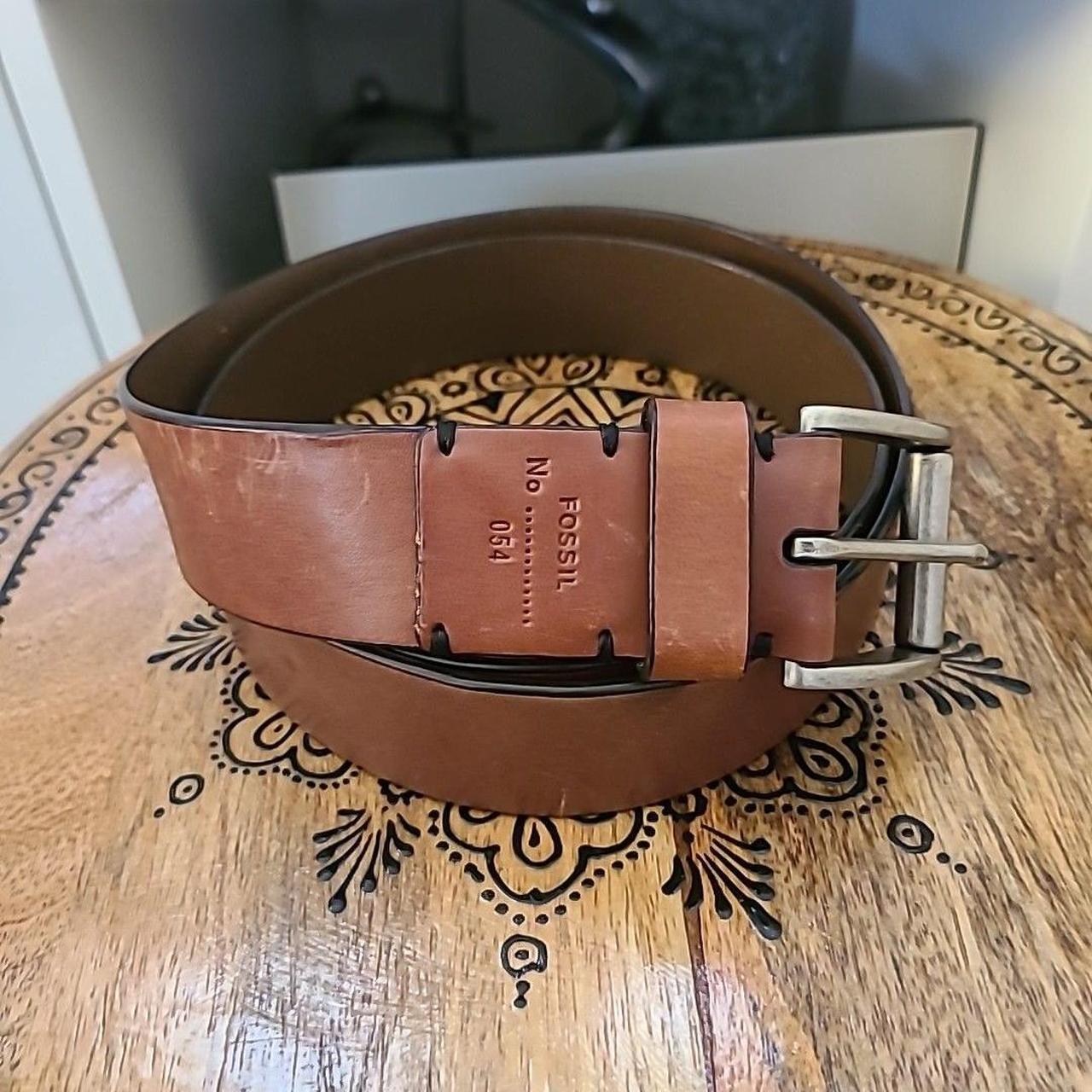 Fossil Men's Belt - Brown – The FOSSIL 100153 Bro… - image 1