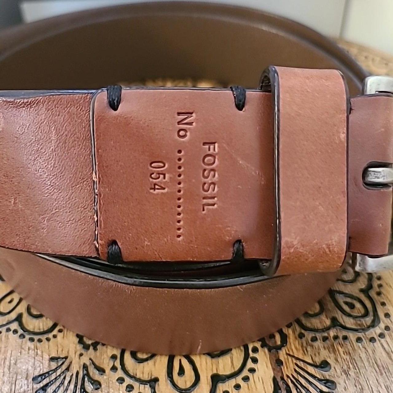 Fossil Men's Belt - Brown – The FOSSIL 100153 Bro… - image 2