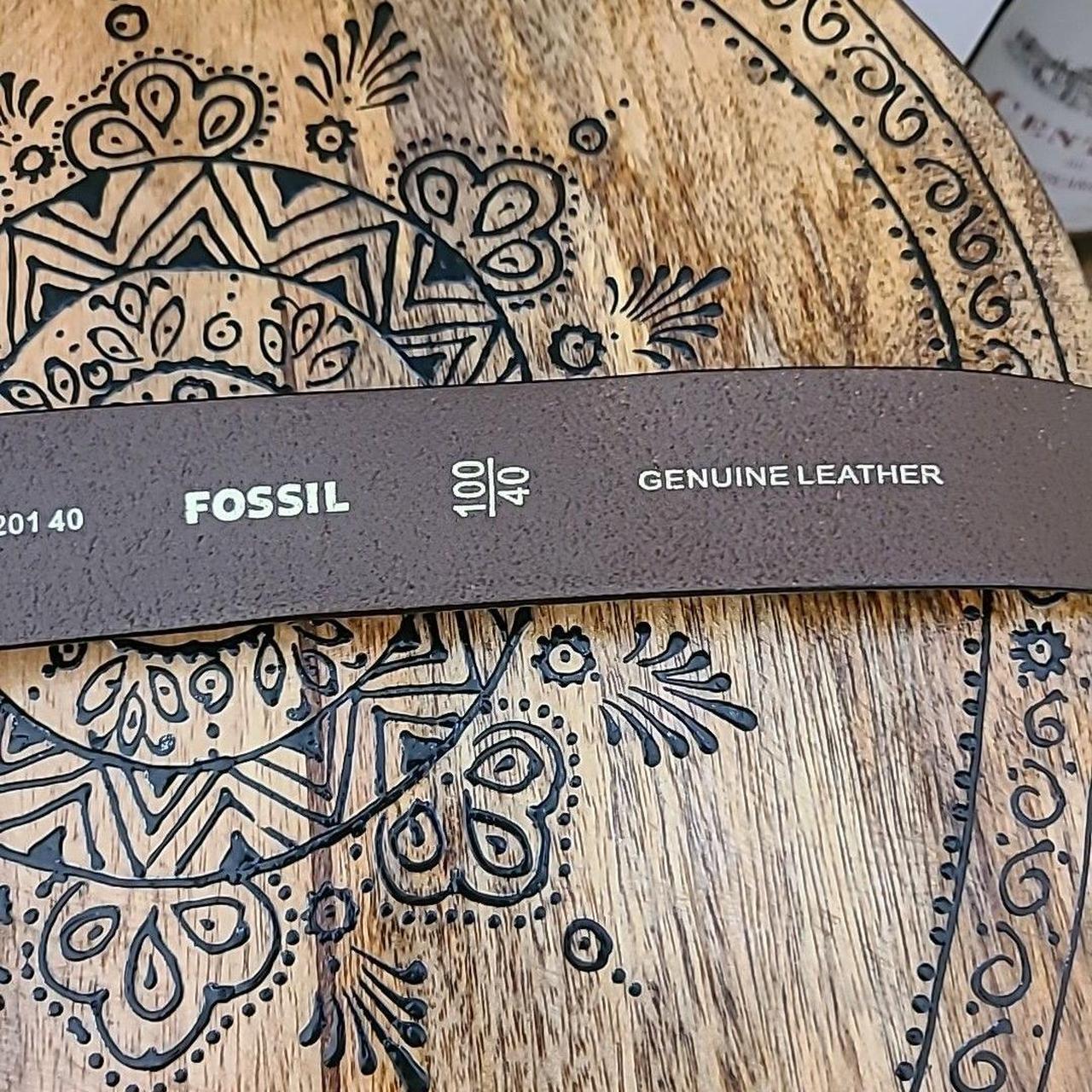 Fossil Men's Belt - Brown – The FOSSIL 100153 Bro… - image 6
