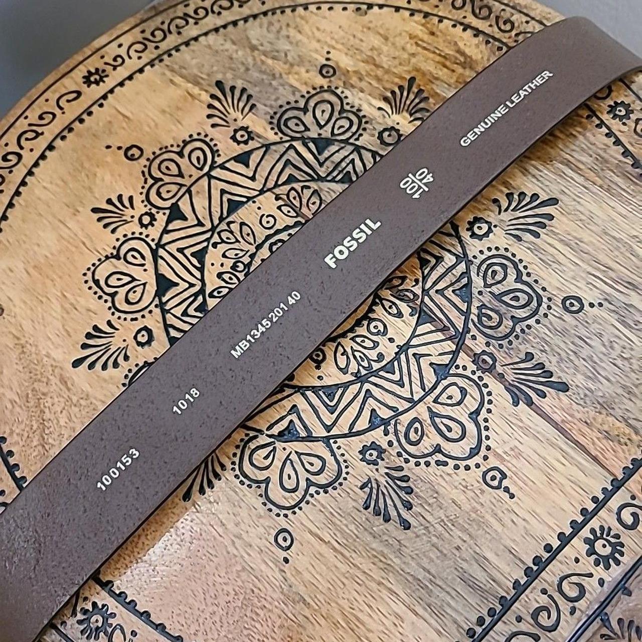 Fossil Men's Belt - Brown – The FOSSIL 100153 Bro… - image 5