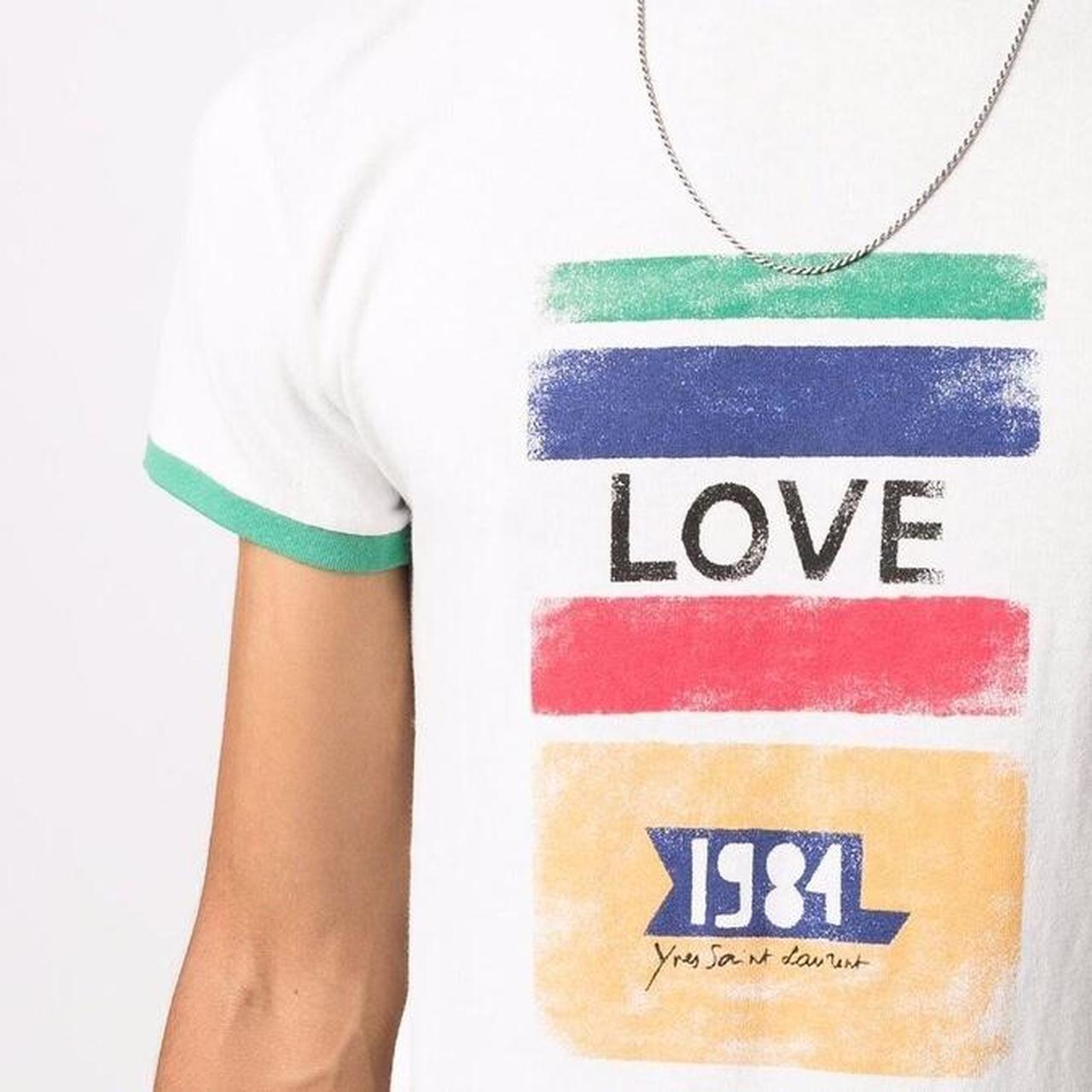 YSL Love 1984 Graphic T shirt Excellent