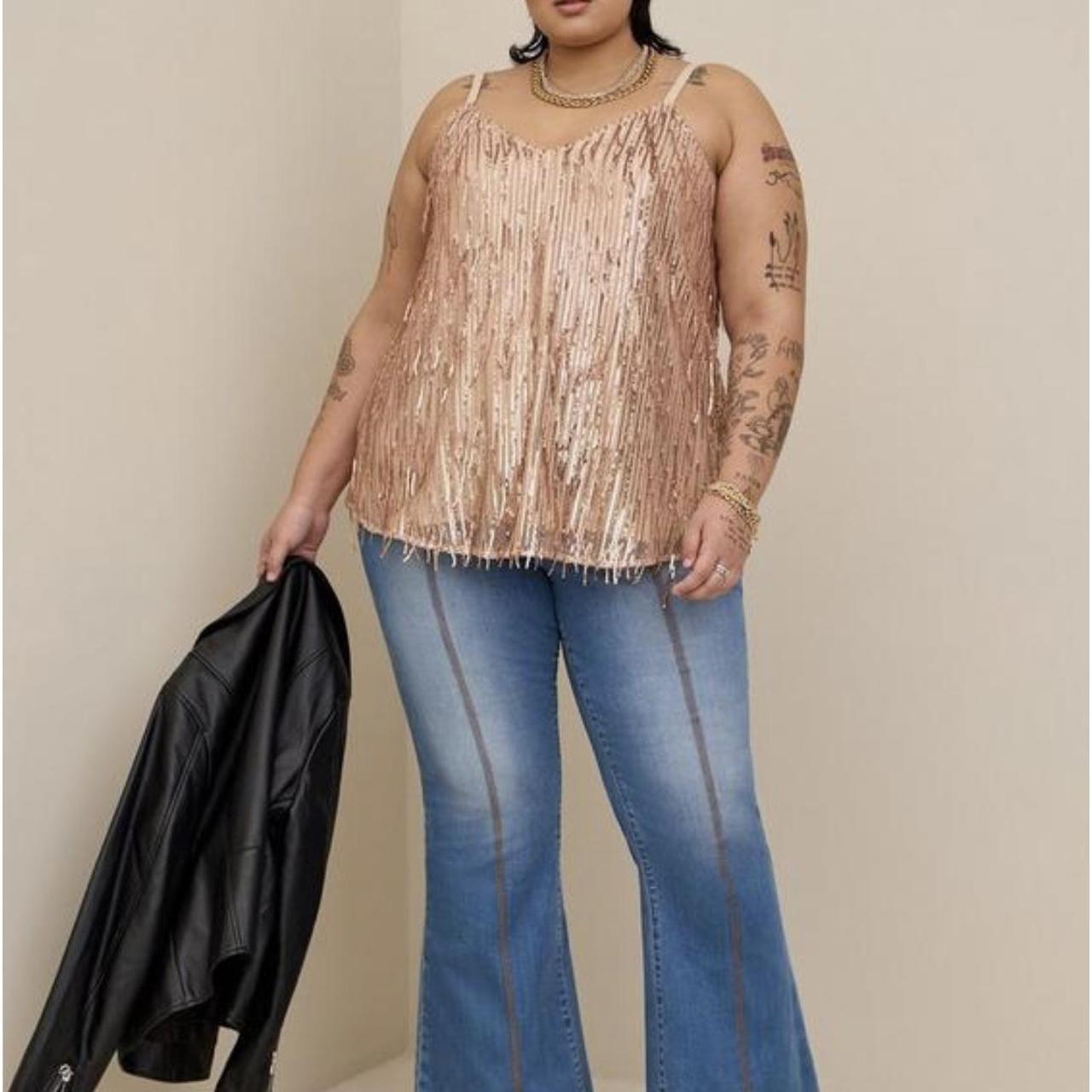 Plus Size Torrid Jean Vest Plus Size Denim Studded Crop Vest Torrid