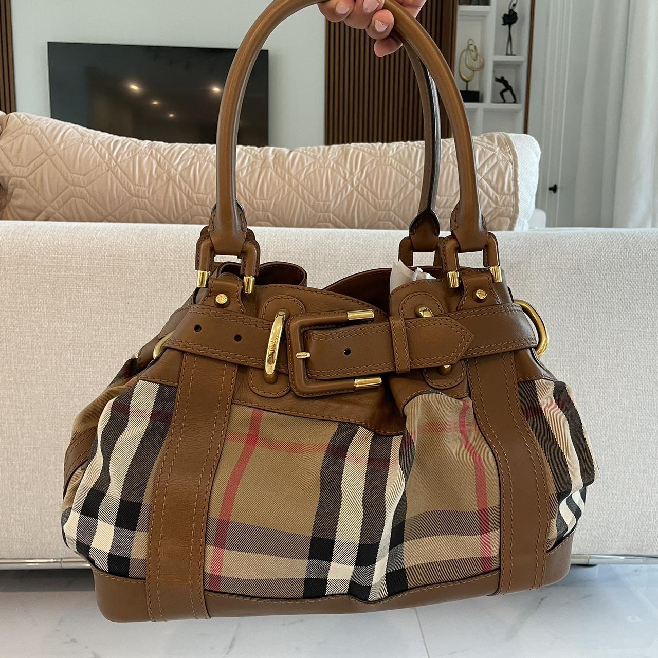 Authentic Vintage Burberry outlets Handbag