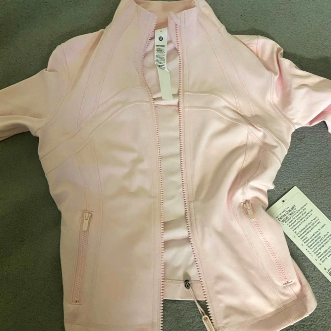 lululemon strawberry milkshake define jacket size 4 Depop