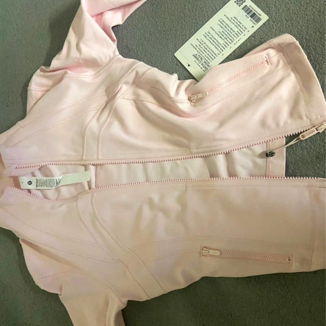 lululemon strawberry milkshake define jacket size 4 Depop