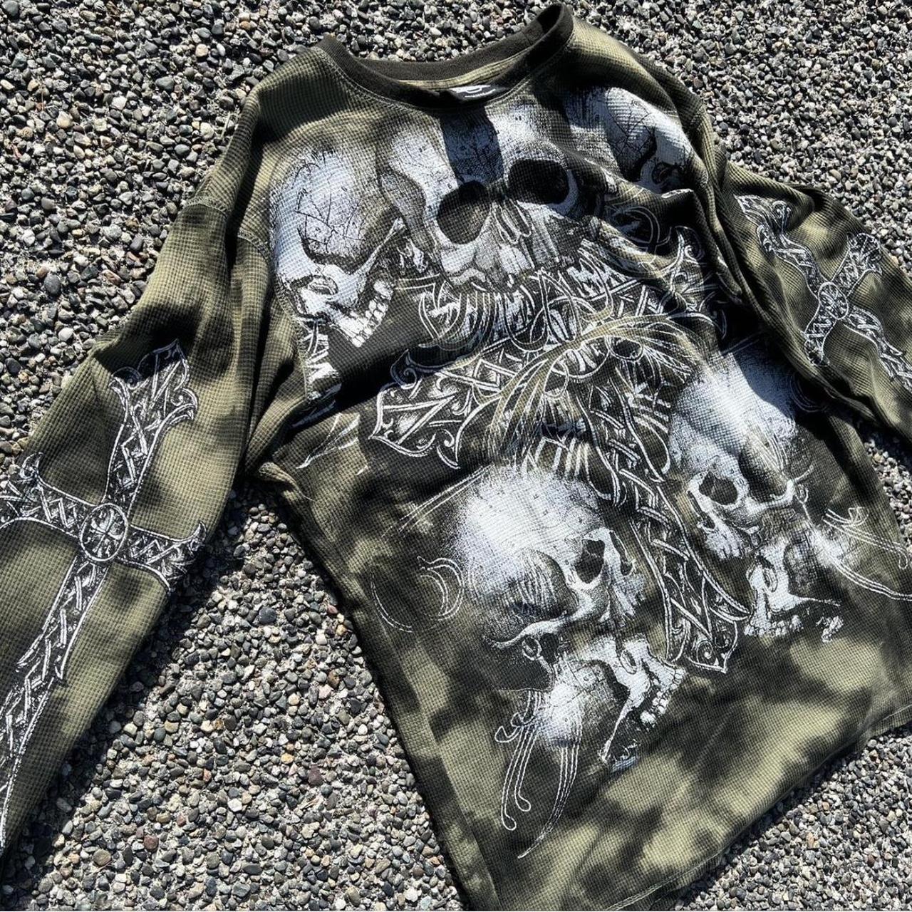 MMA Elite Long Sleeve Skull Sweatshirt, -cool