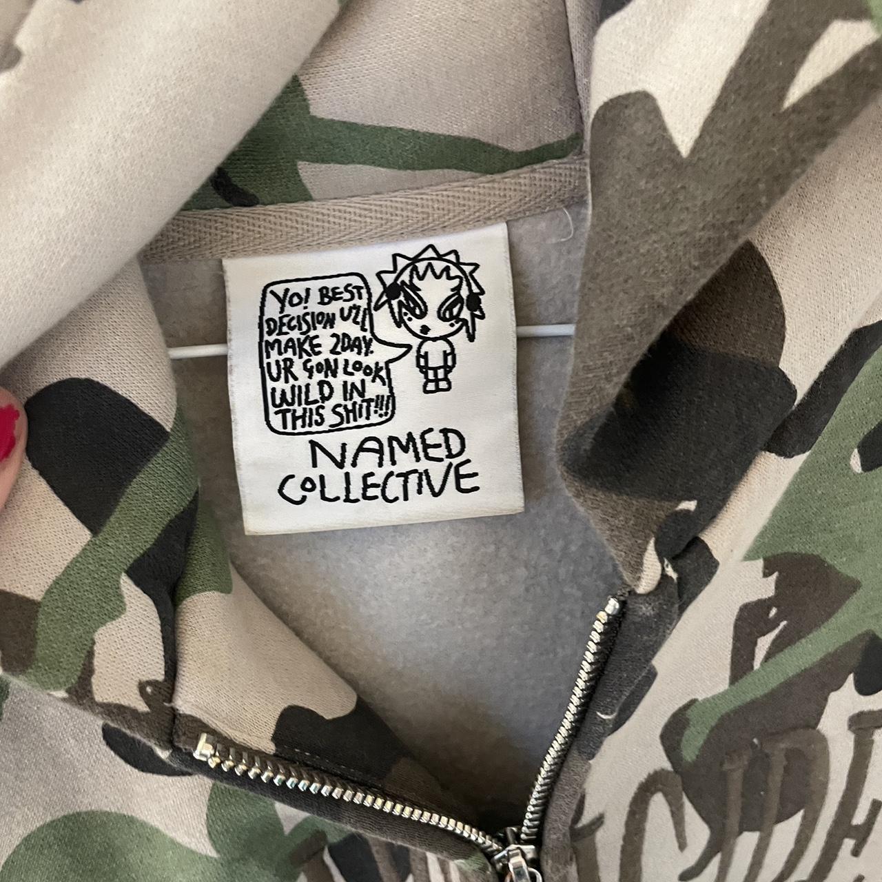 named collective Unrealistic Deals camo zip up | Depop