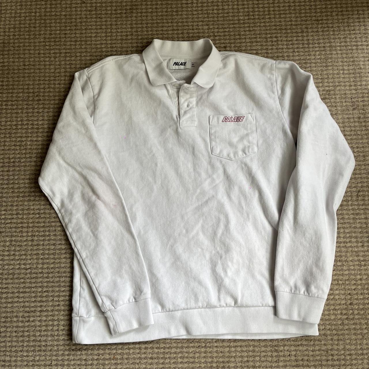 Palace long sleeve polo shirt rugby top Depop