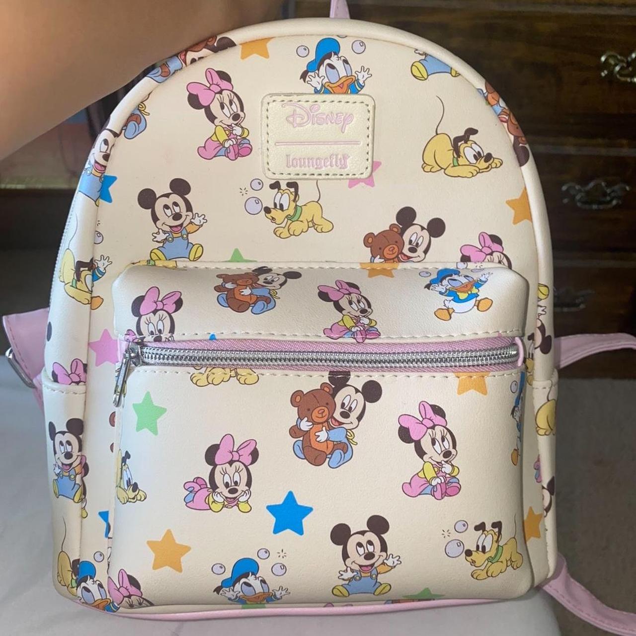 Mini loungefly backpack. Used for a day - Depop