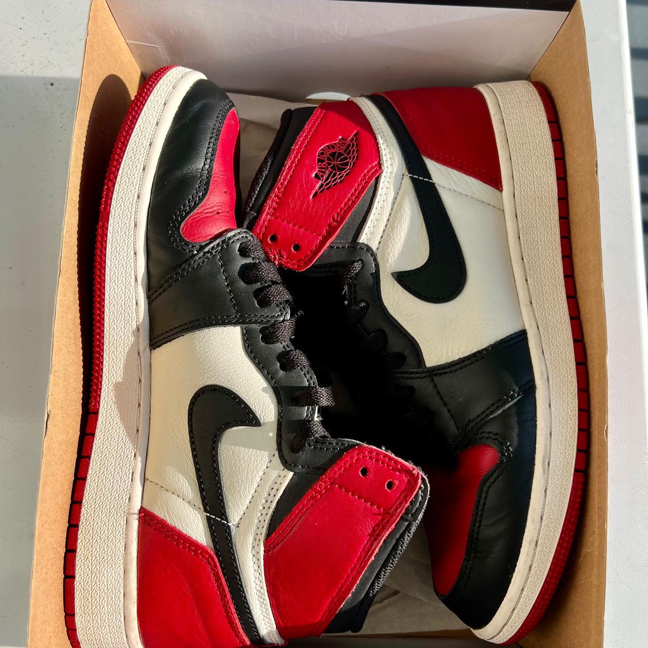 Jordan 1 Retro OG High Bred Toe (GS) 575441 610 Size 7y | Depop