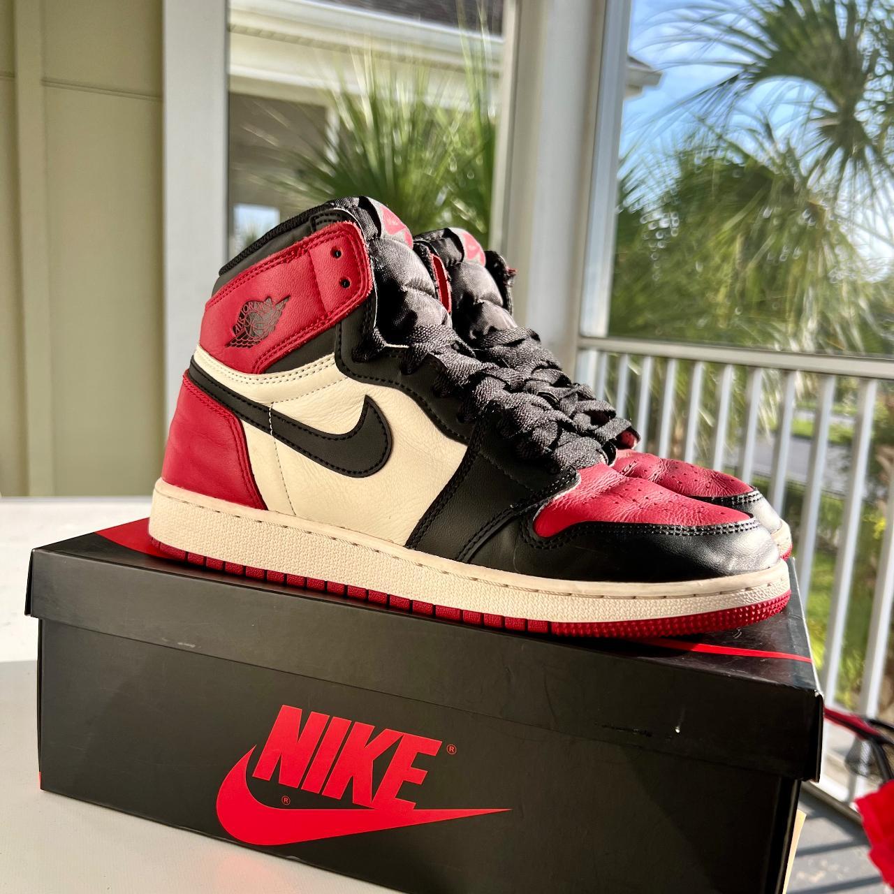 Jordan 1 Retro OG High Bred Toe (GS) 575441 610 Size 7y | Depop Jordan 1 Retro OG High Bred Toe (GS) 575441 610 Size 7y | Depop