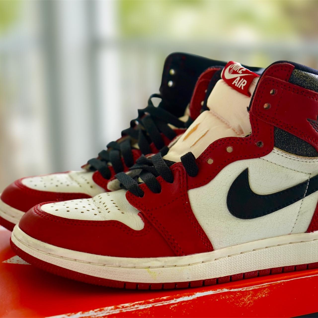 Size 6.5 Jordan 1 Retro High OG Chicago Reimagined | Depop Size 6.5 Jordan 1 Retro High OG Chicago Reimagined | Depop