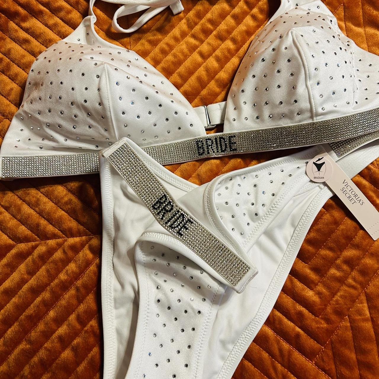 Victoria s Secret Bride bikini. New with tags. Top. Depop