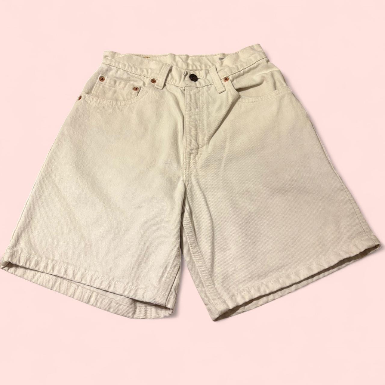 Levi's Women's Shorts - White/Cream - 3 – Off-whi… - image 1