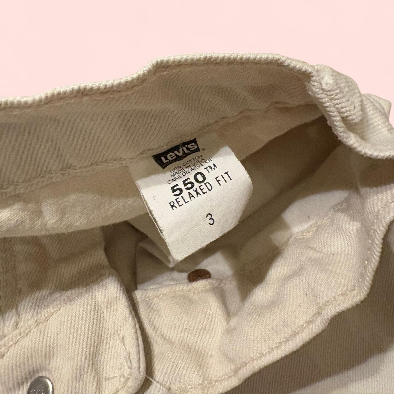 Levi's Women's Shorts - White/Cream - 3 – Off-whi… - image 2