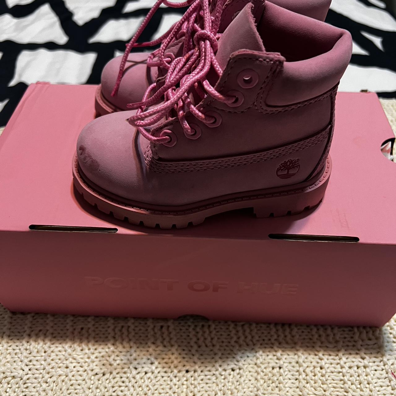 Pink toddler timberland boots online