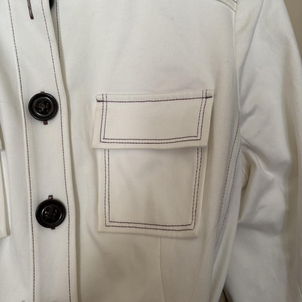 Cache Women's Jacket - White - L – White Caché le… - image 2