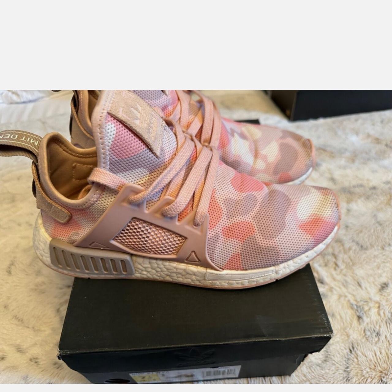 Nmd pink and camo best sale