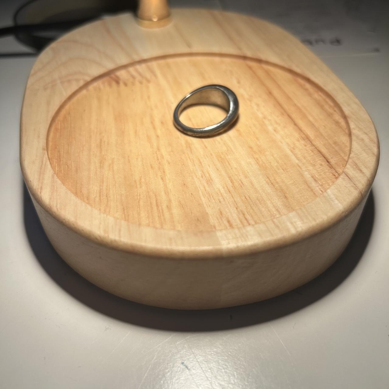 Women's Ring - Silver/Brown – Silver ring probabl… - image 2