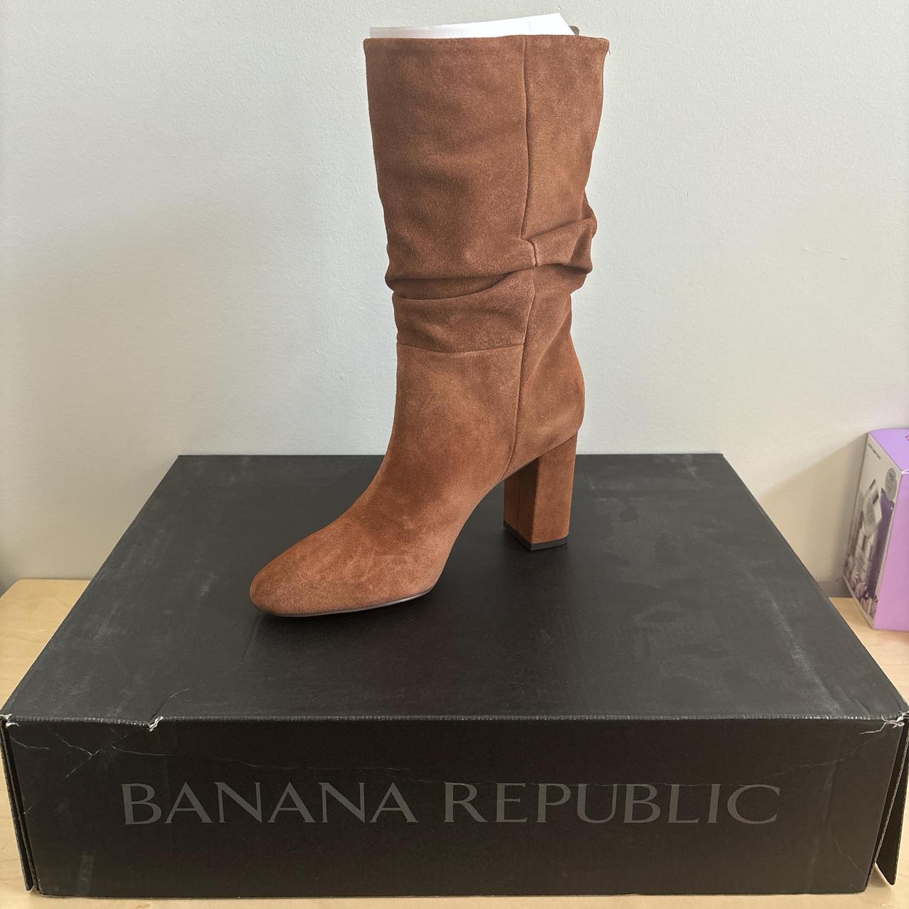banana republic slouchy boots