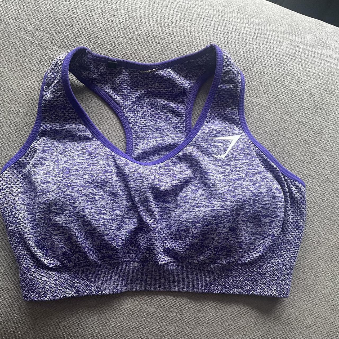 Gymshark training/ sports bra Size medium Worn a - Depop