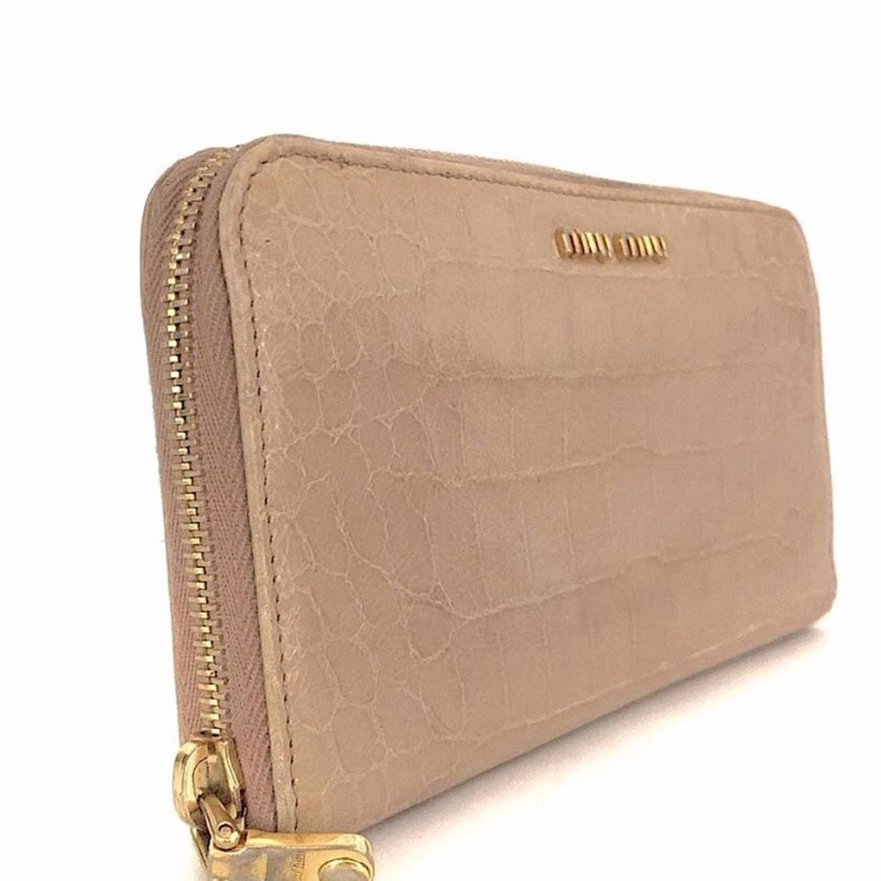 Miu Miu Women's Wallet - Tan – Authentic MIU MIU … - image 2