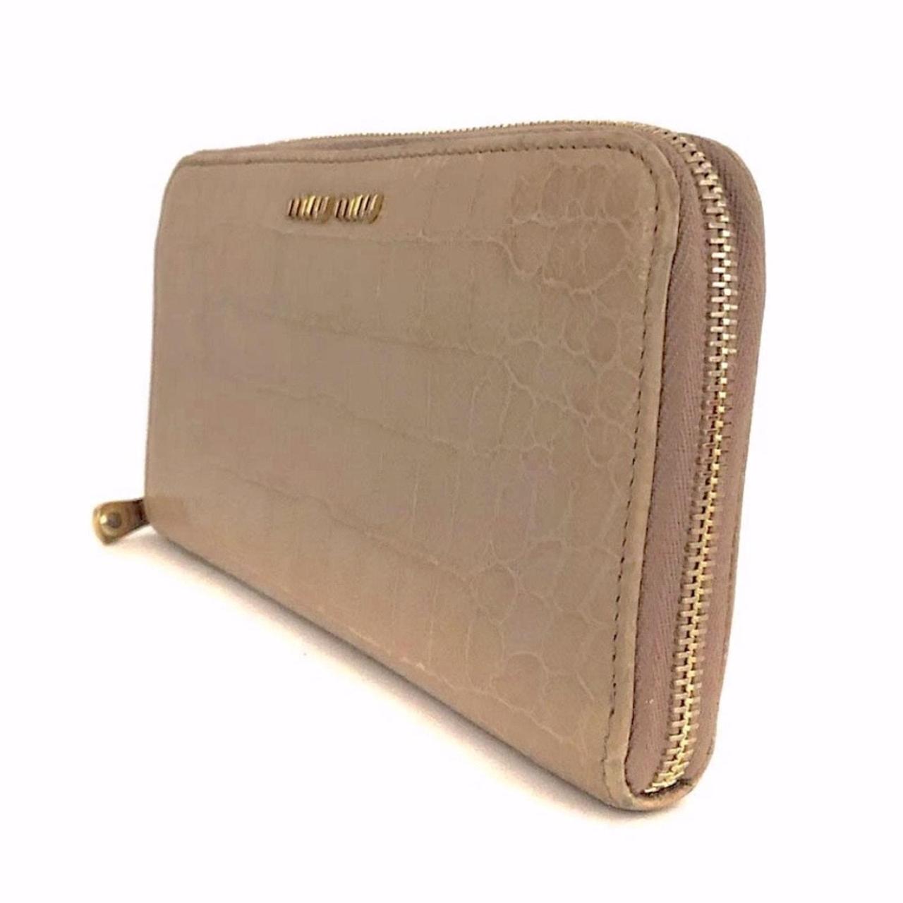 Miu Miu Women's Wallet - Tan – Authentic MIU MIU … - image 3