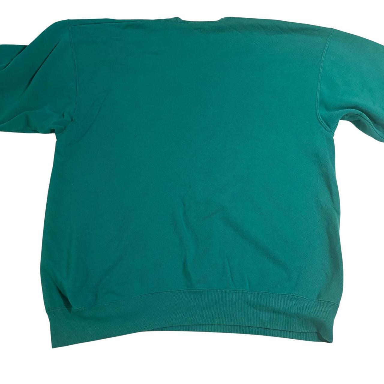 Oneita Men's Sweatshirt - Green/White - XL – Onei… - image 2