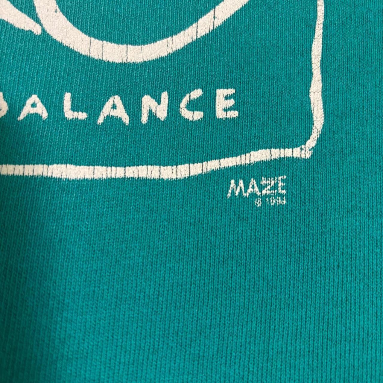 Oneita Men's Sweatshirt - Green/White - XL – Onei… - image 5