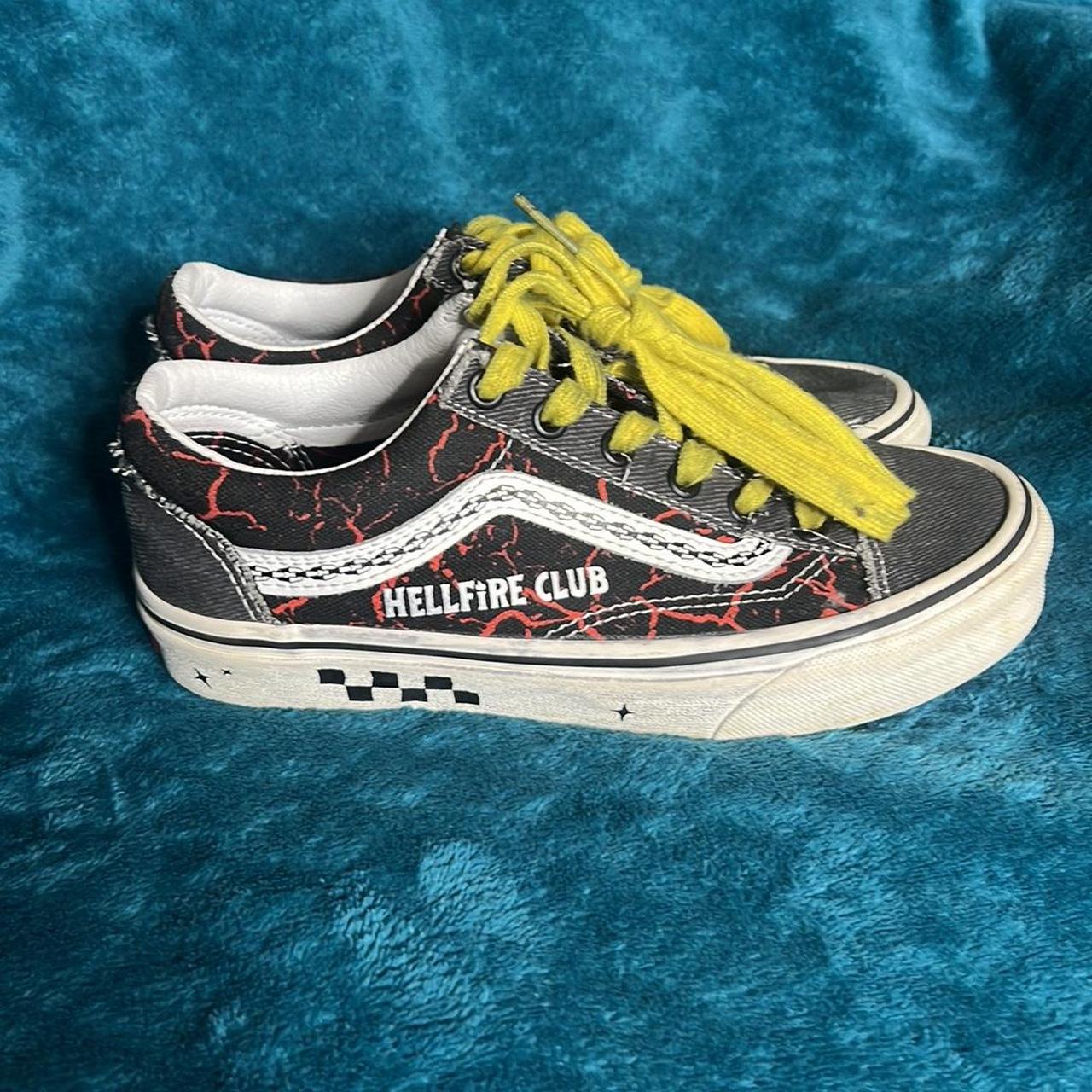 Stranger things x Vans style 36 hellfire club. Size | Depop