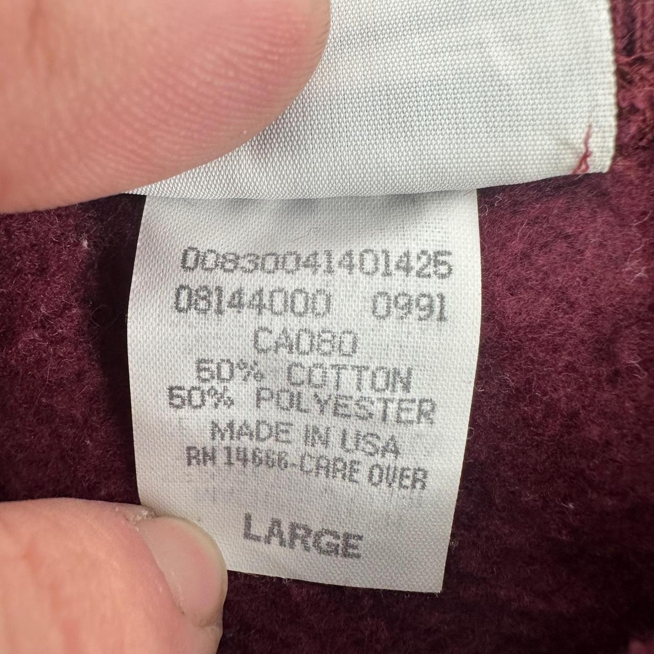 Lee Men's Sweatshirt - Red - L – Vtg Lee Sweatshi… - image 3