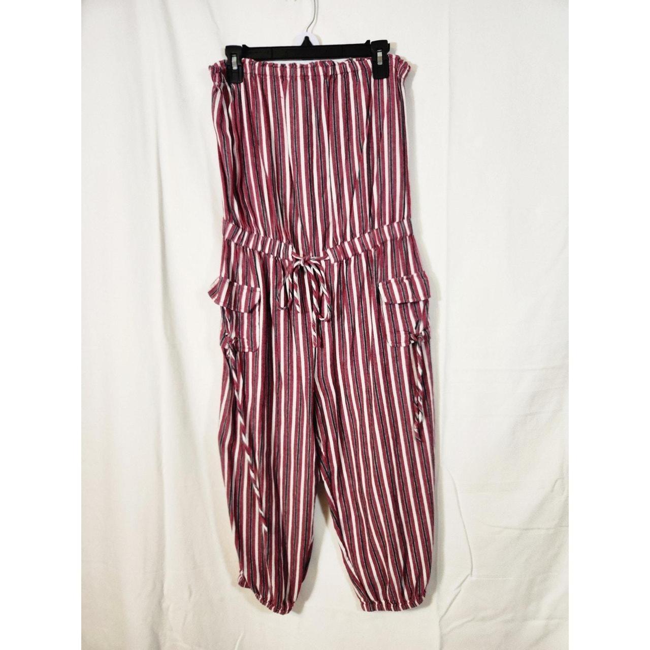 Source Unknown Women's Romper - Red/Black - L – T… - image 1