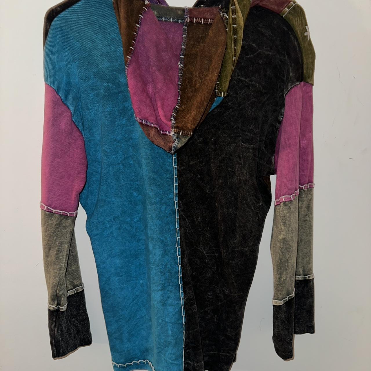 Women's Jacket - Multi - M – Unique patchwork jac… - image 2